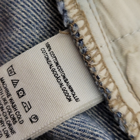 Free People We The Free Denim Zipper Skirt Size 29 - Picture 7 of 7